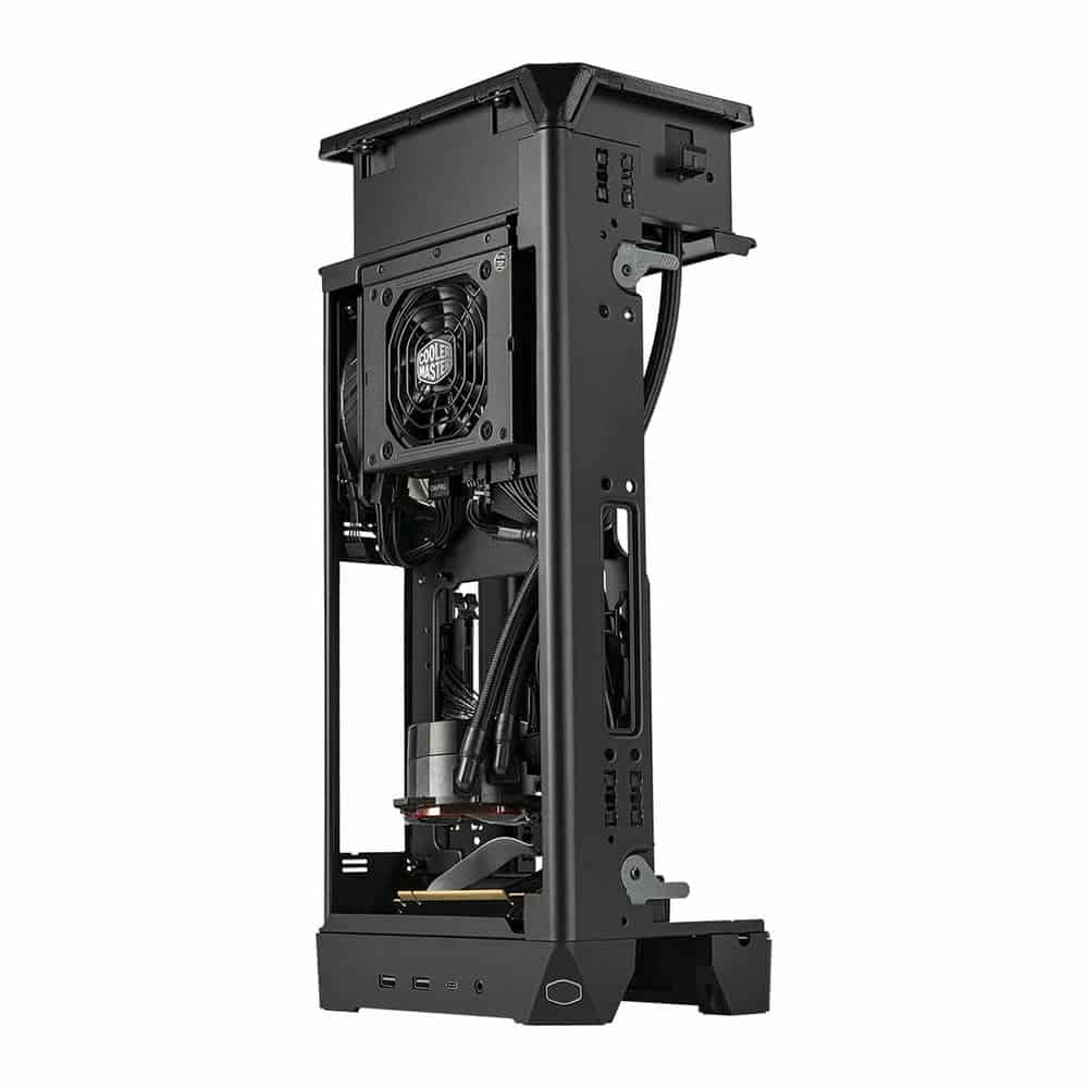 (image for) Cooler Master Ncore 100 MAX Grey mini-ITX Tower Gaming Case with 850W SFX PSU & 120mm AIO Cooler